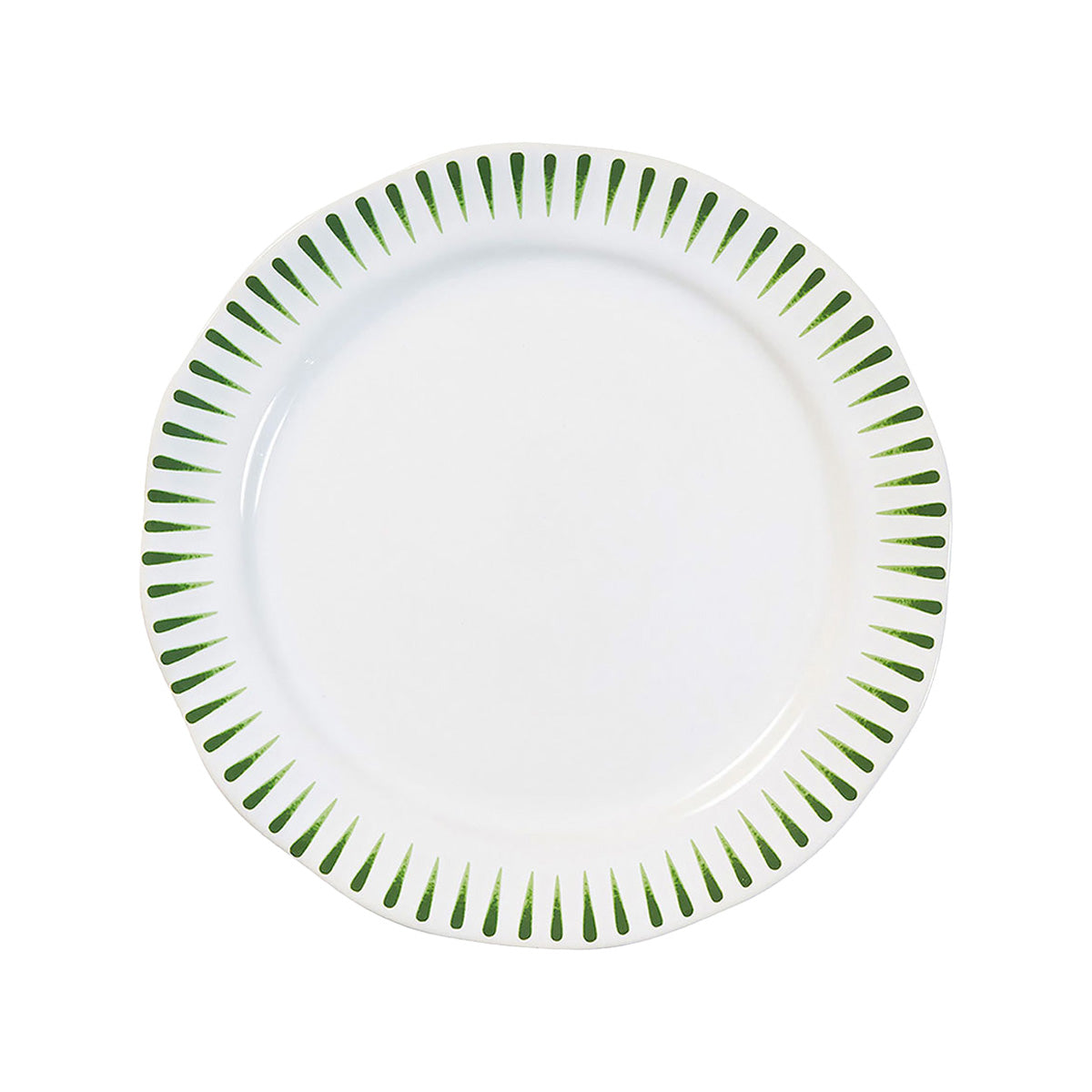 Juliska Sitio Stripe Dessert/Salad Plate Basil Set of 4