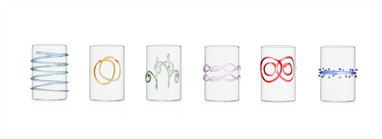 Ichendorf Decò Arlecchino Shot Glasses, Set of 6