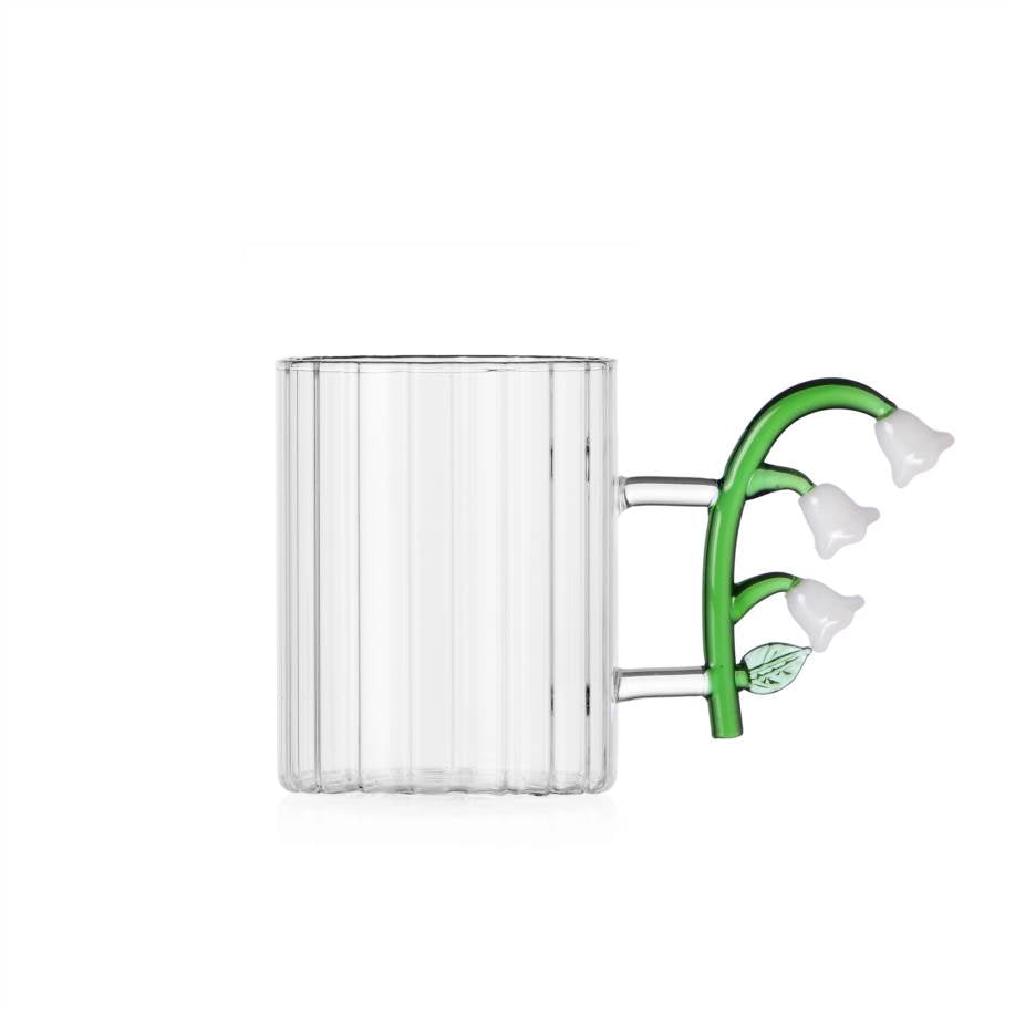 Ichendorf Botanica Optic Mug, White Flower