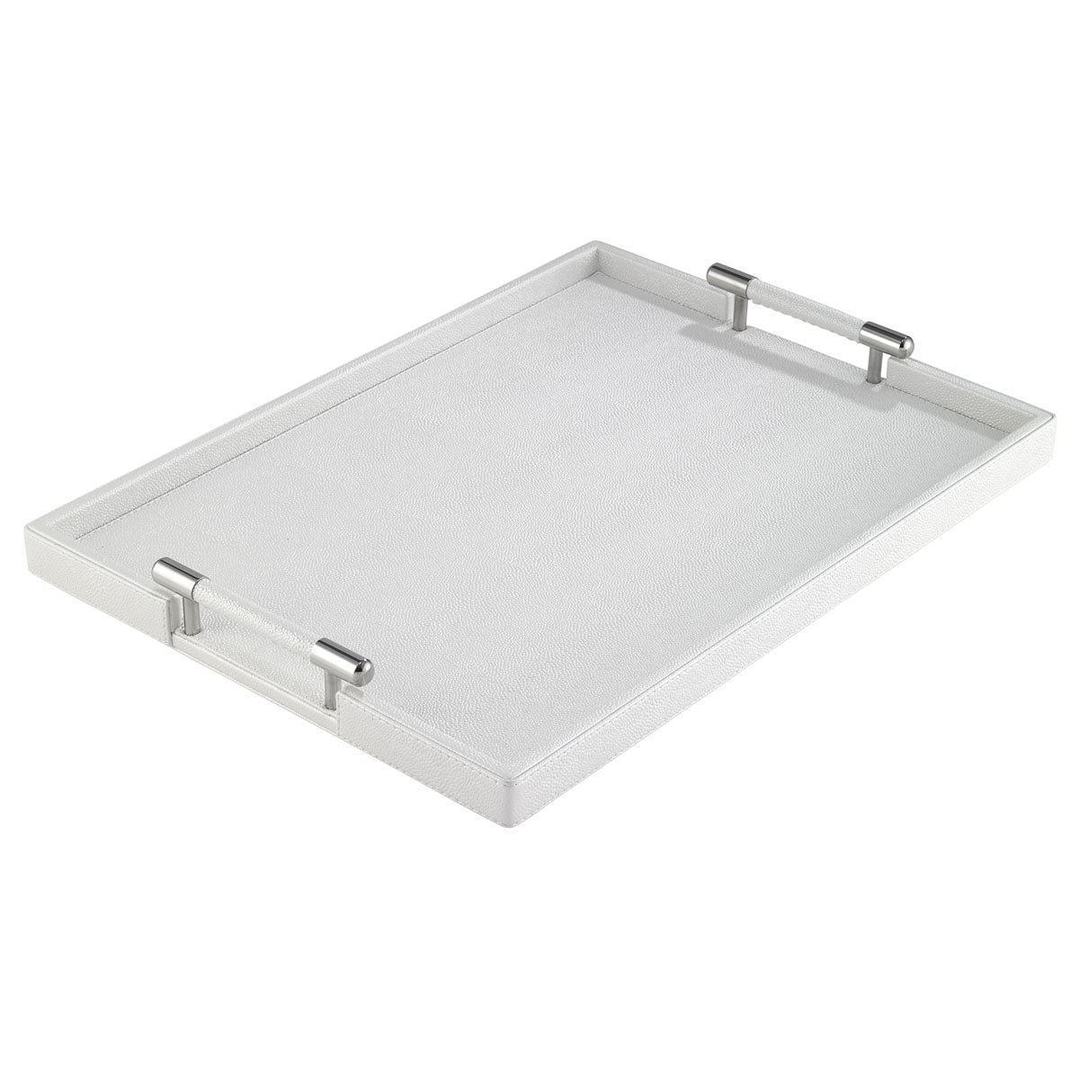 Bodrum Stingray Rectangle Tray with Handles Oyster