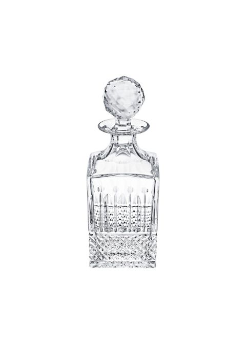 Saint Louis Tommy Set of Square Decanter & 2 Old Fashion