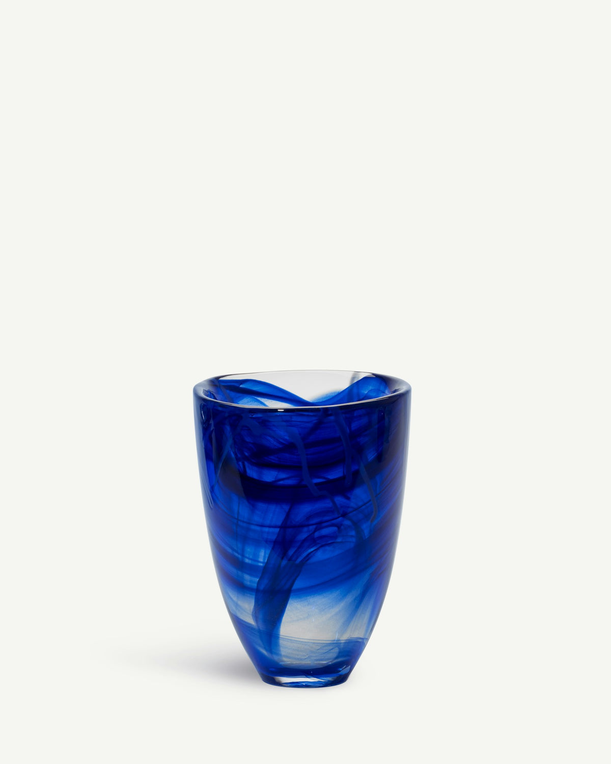 Kosta Boda Contrast Vase Blue
