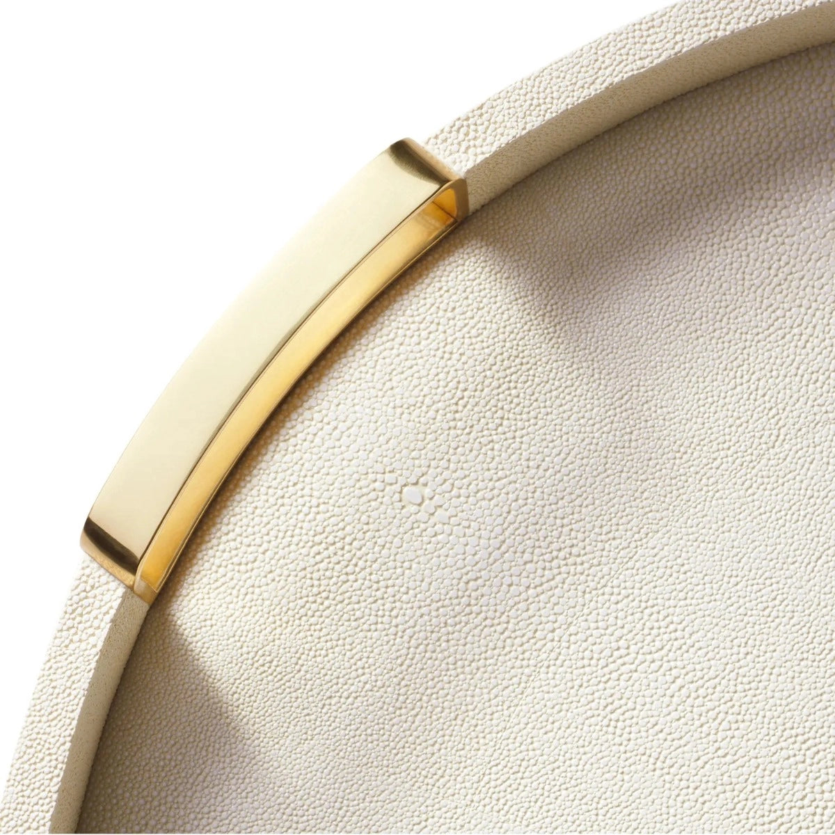 Aerin Carina Shagreen Small Round Tray