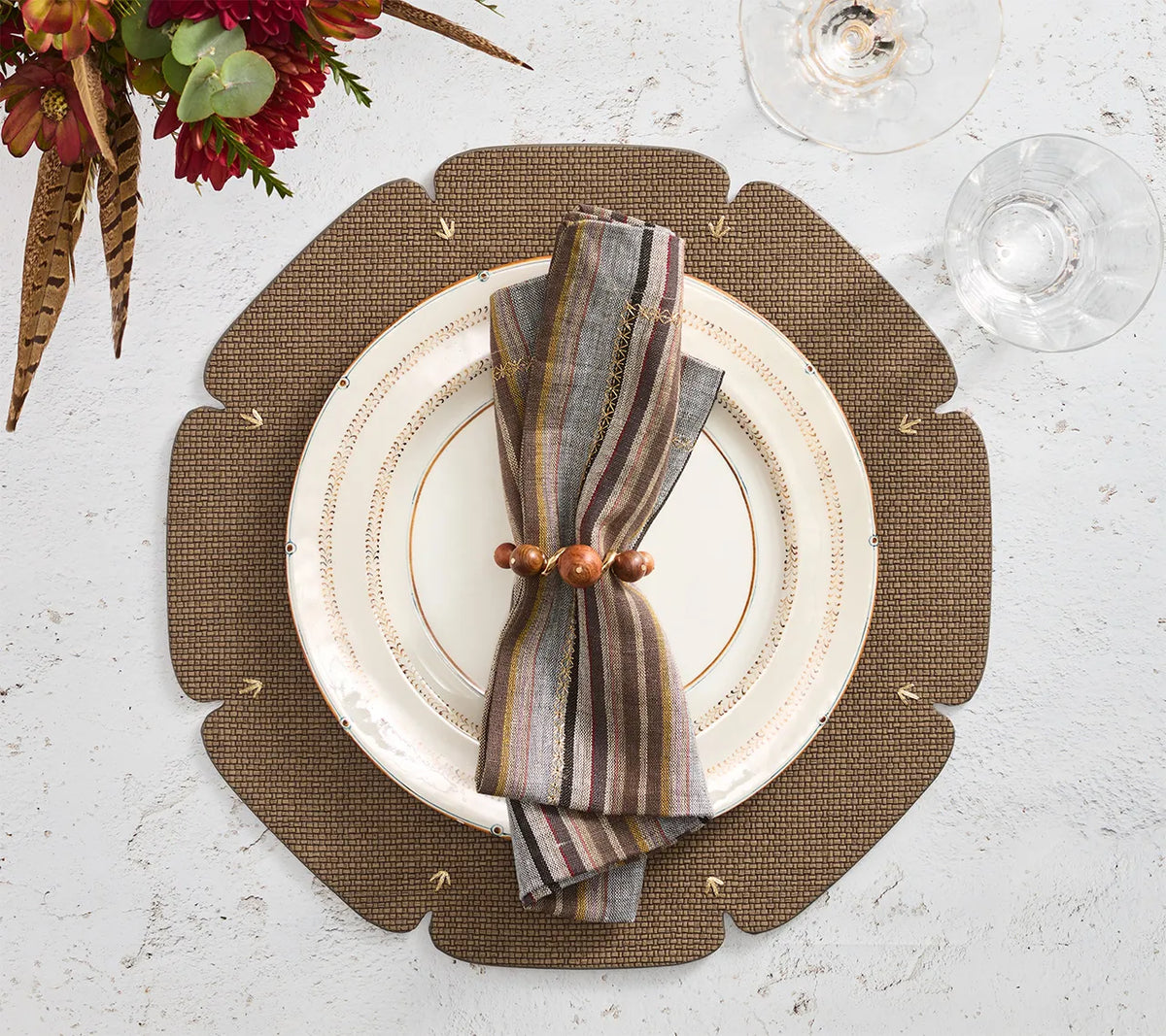 Kim Seybert Divot Placemat, Set of 4
