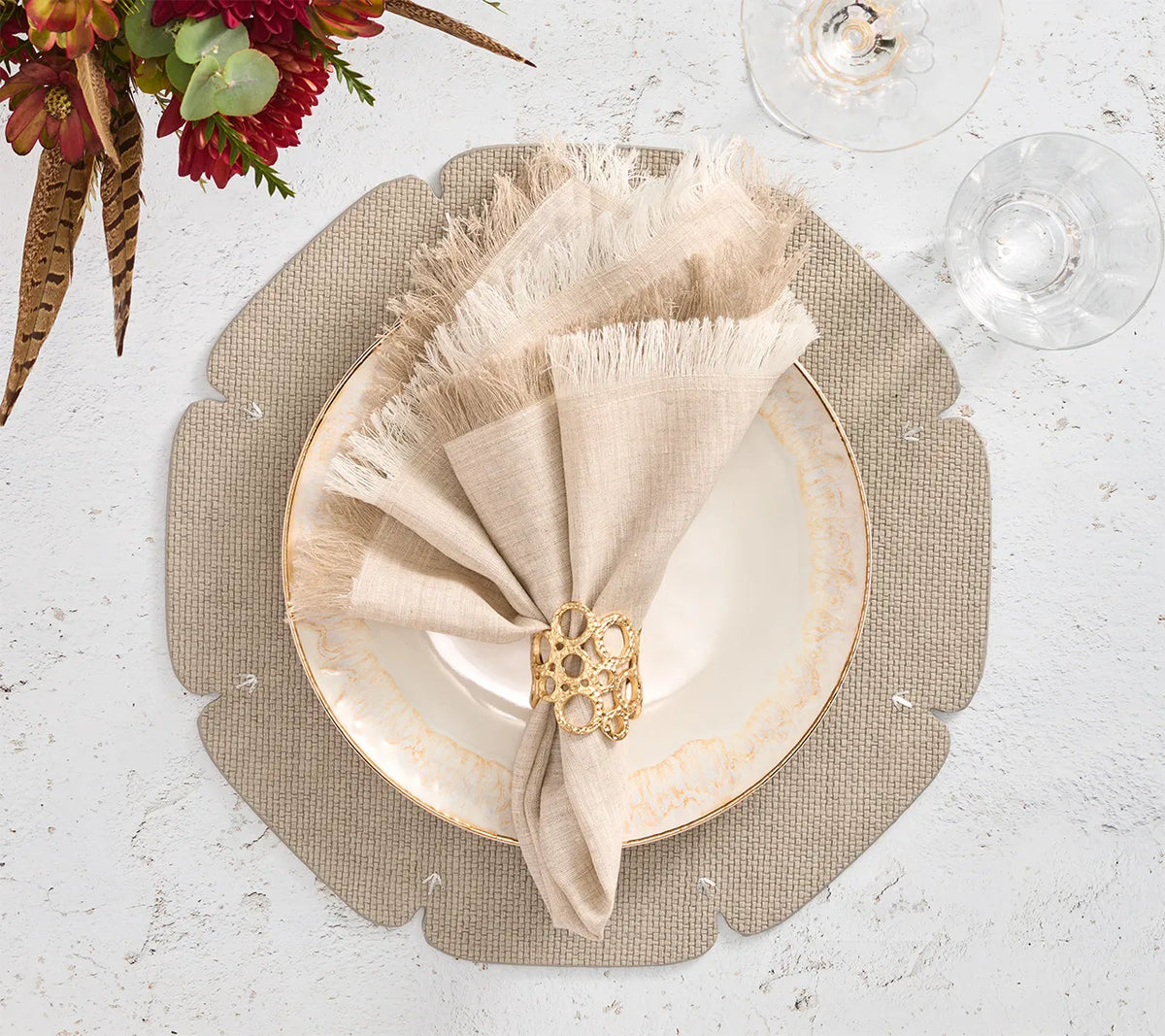 Kim Seybert Divot Placemat, Set of 4