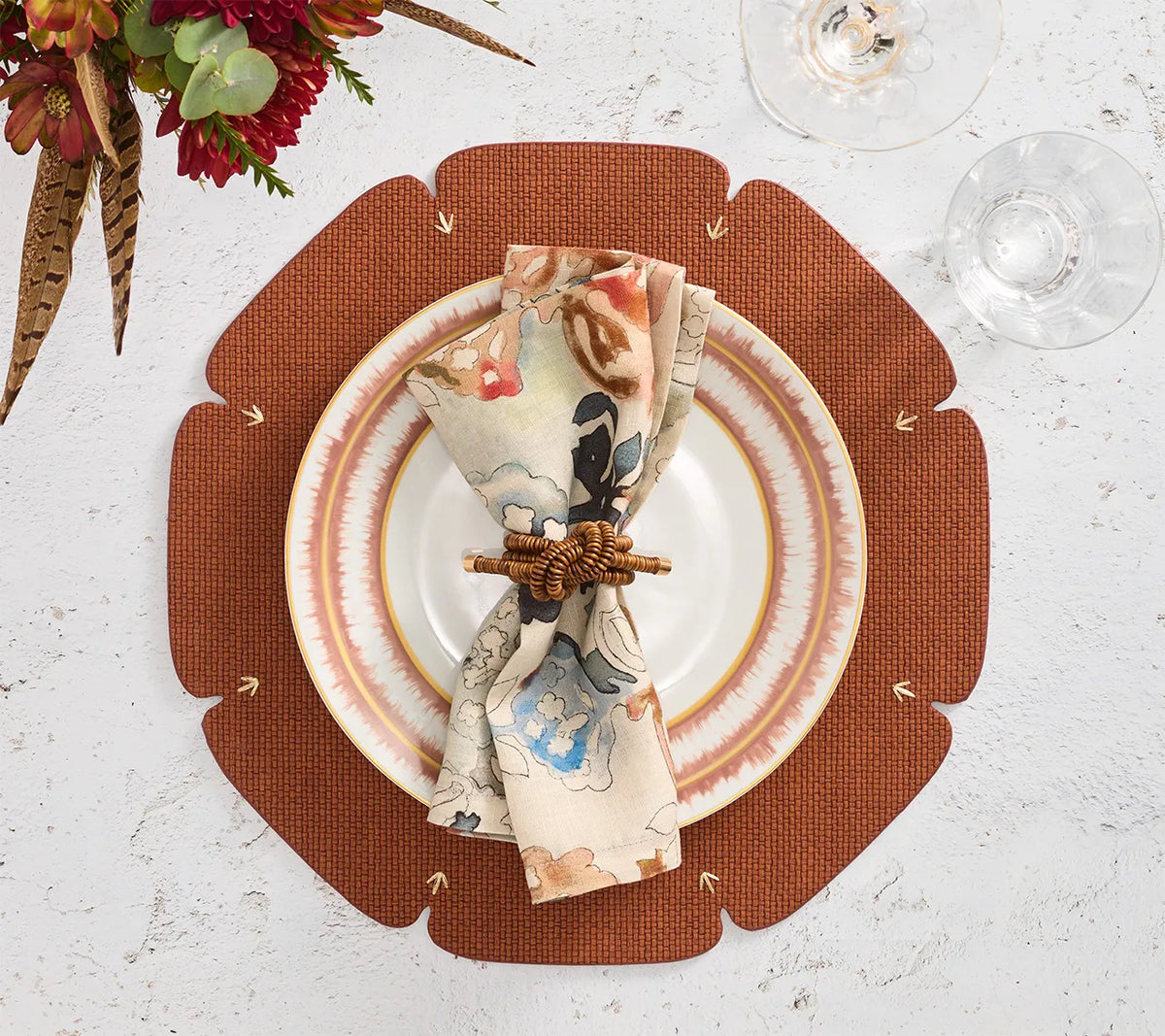 Kim Seybert Coil Napkin Ring, Set of 4