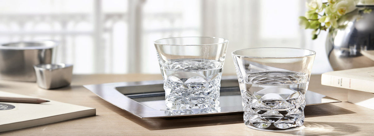 Baccarat Everyday Swing Tumblers in use