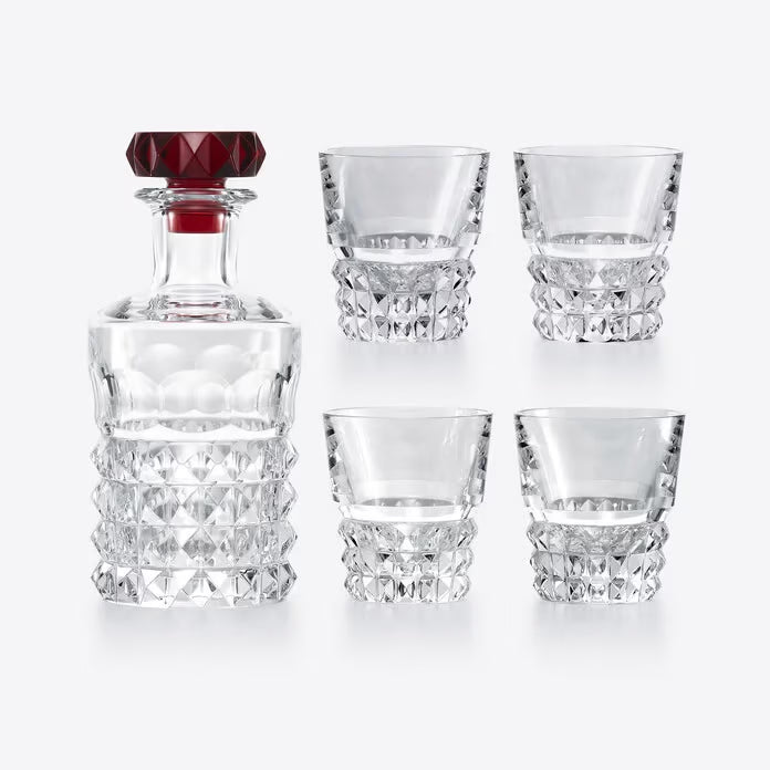Baccarat Louxor Tumblers & Carafe Bar Set Set of 5