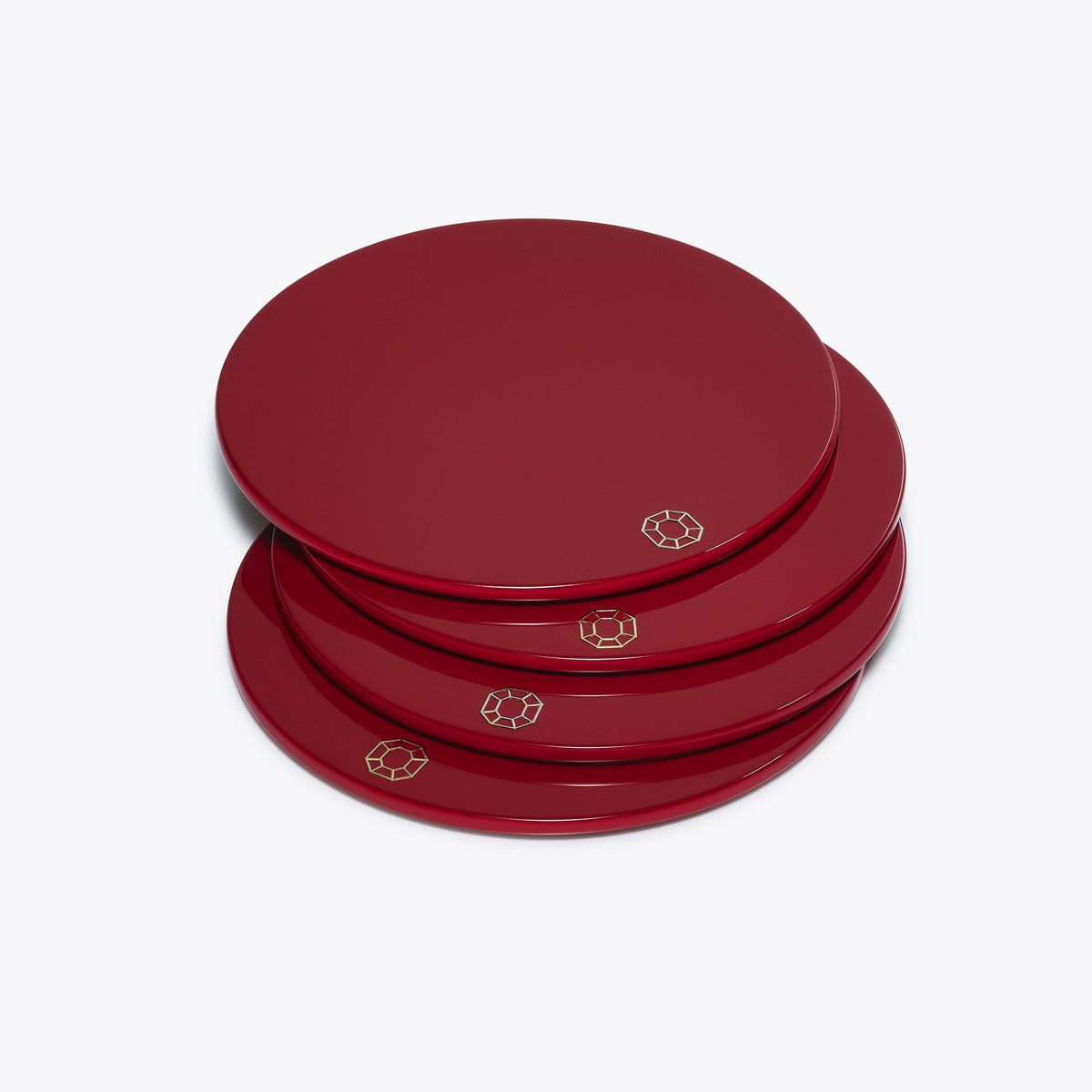 Baccarat Octogone Coasters, Set of 4