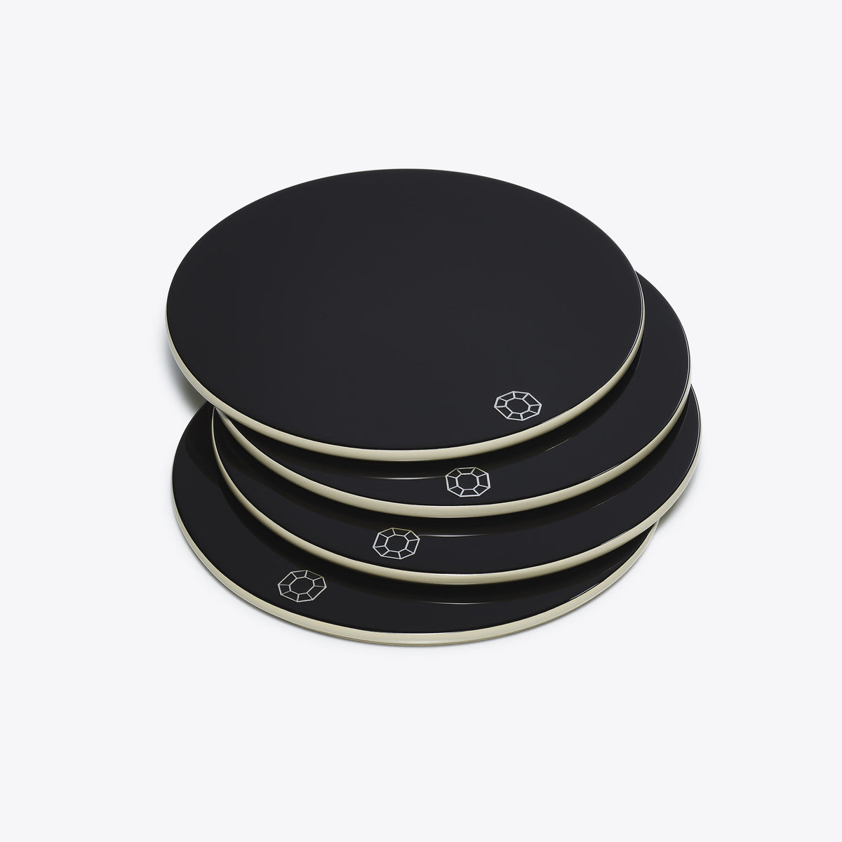 Baccarat Octogone Coasters, Set of 4