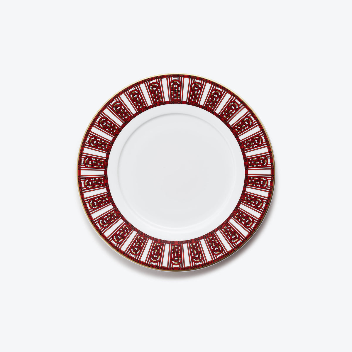 Baccarat Arcadia Dessert Plate S/2, Red