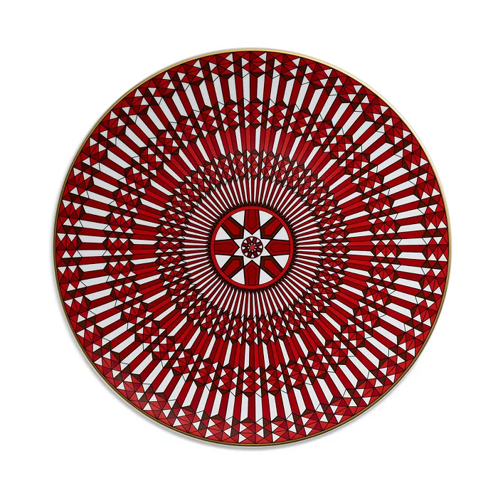 Baccarat Arcadia Charger Plate, Red