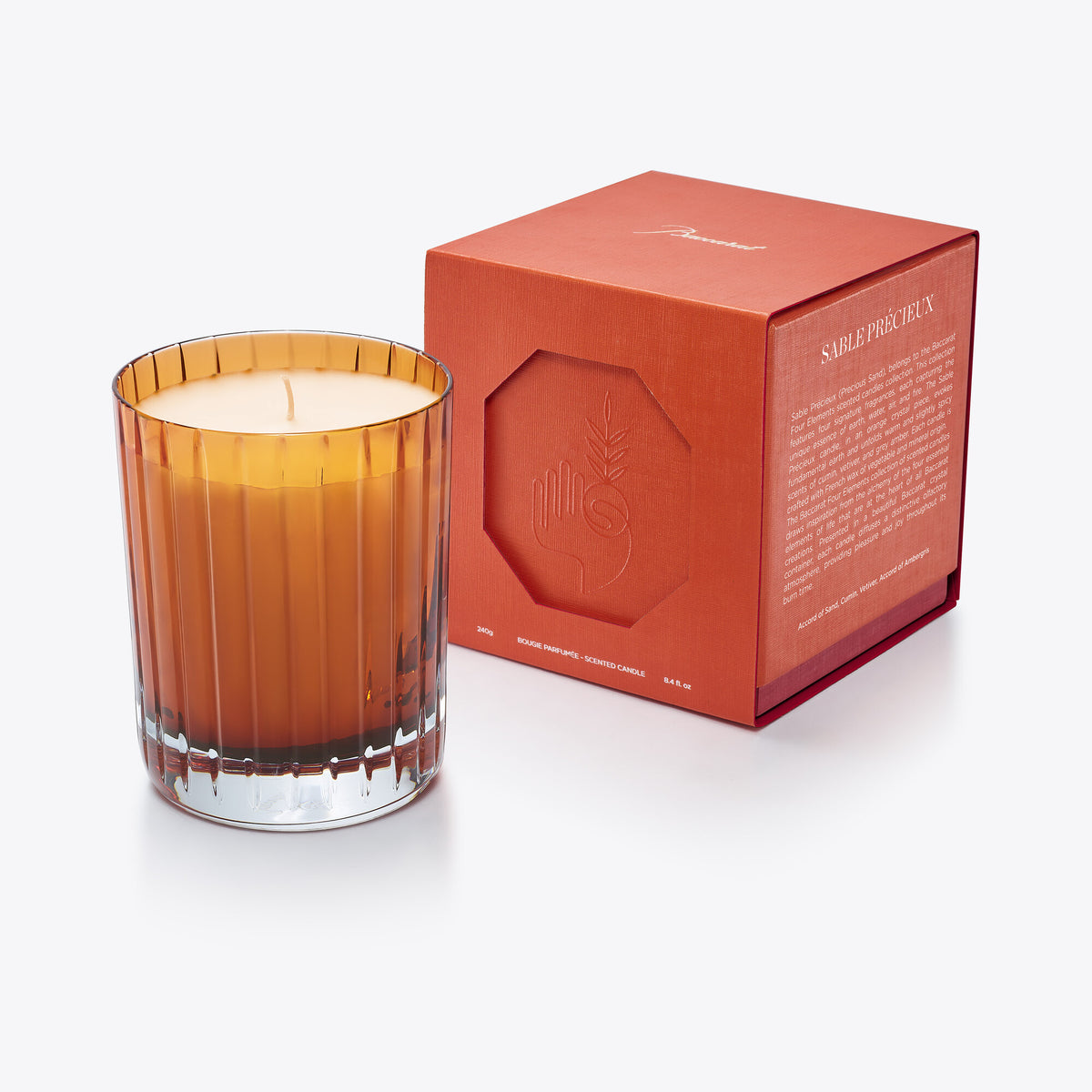 Baccarat Four Elements Candle, Earth