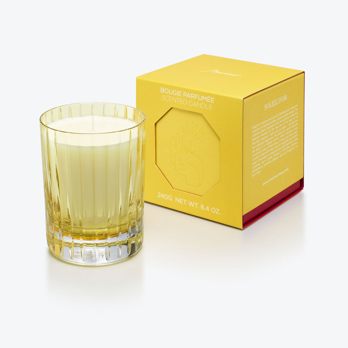Baccarat Four Elements Candle, Golden Sun