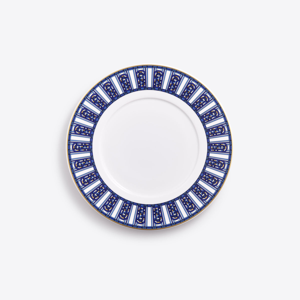 Baccarat Arcadia Dessert Plate S/2, Blue