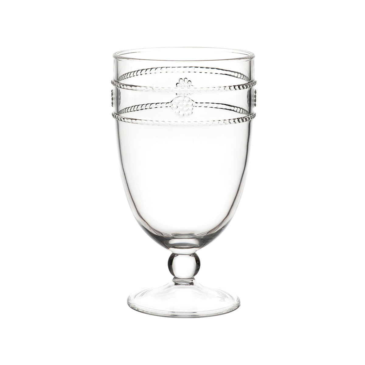 Isabella Acrylic Goblet, studio shot