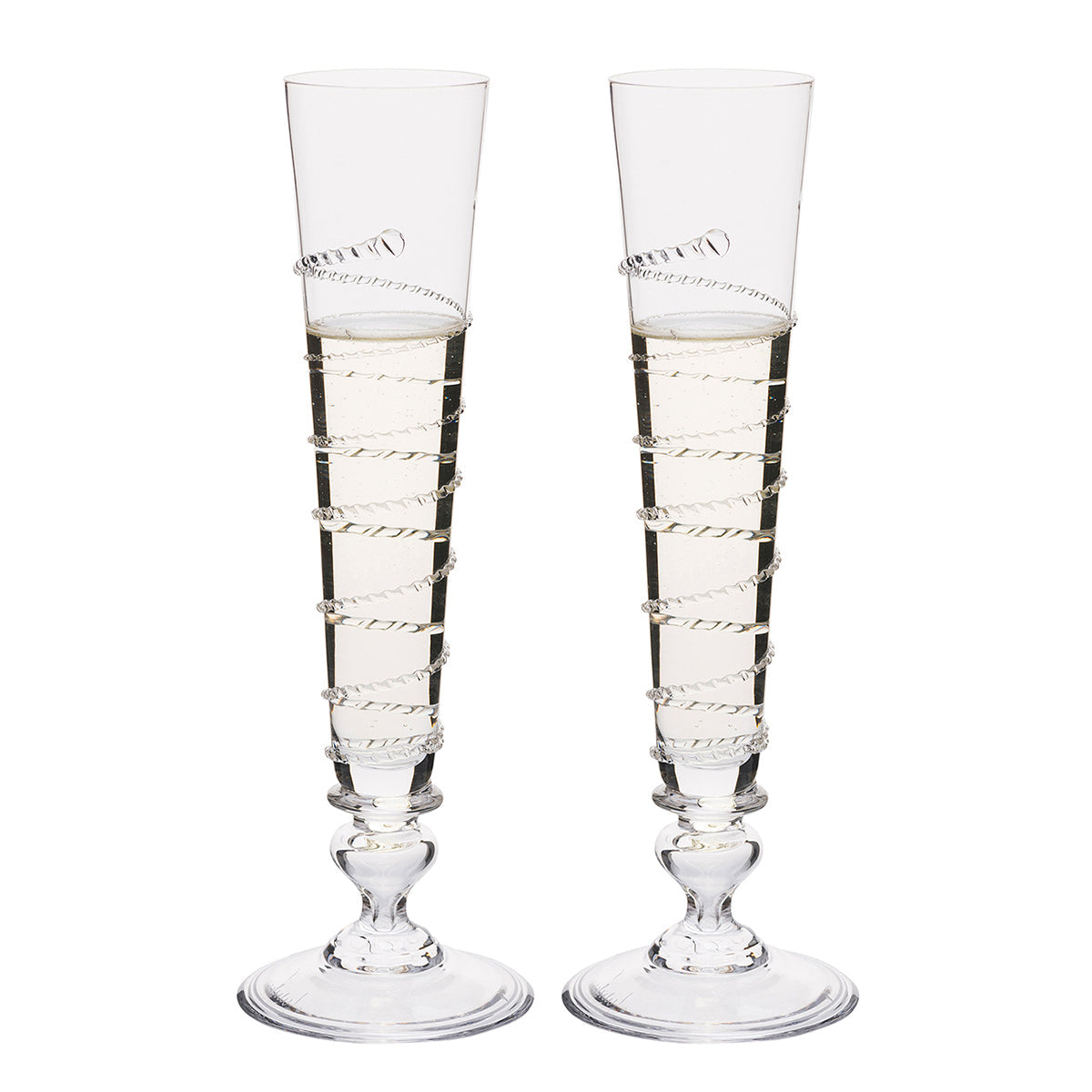 Amalia Pair of Flutes, detail view