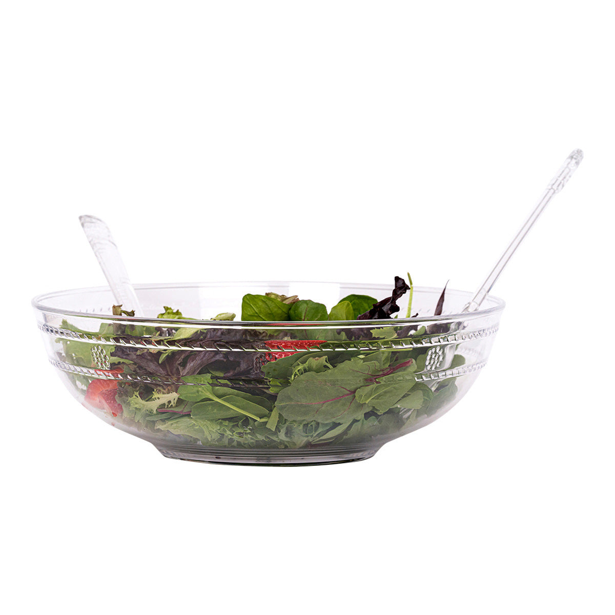 Isabella Acrylic 13 inch Serving Bowl, studio detail