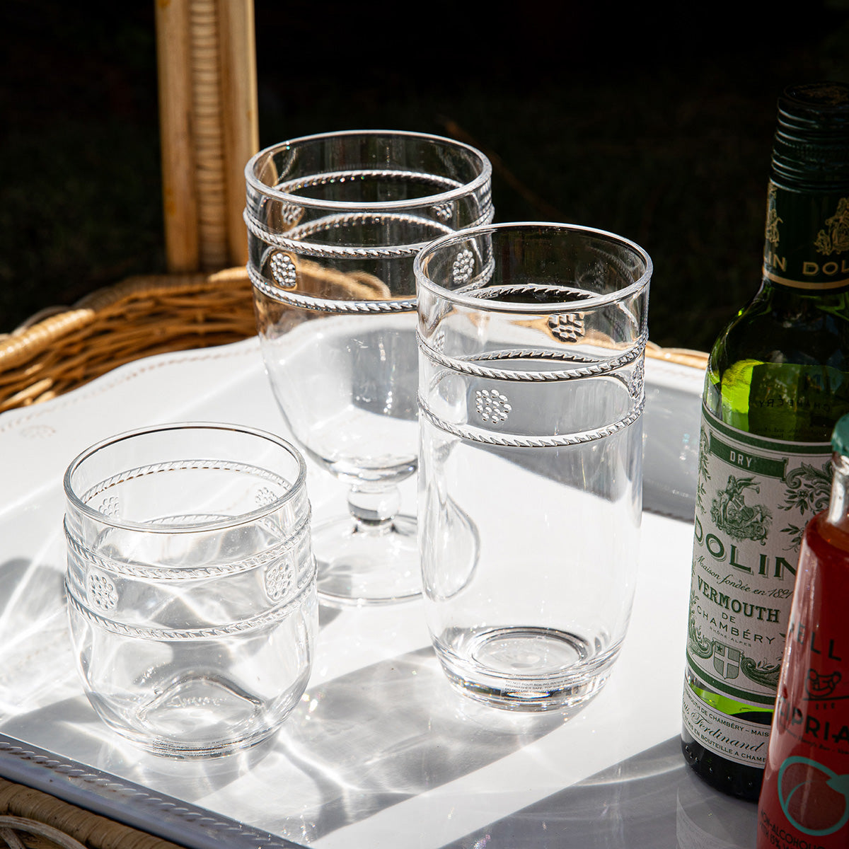 Isabella Acrylic Large Beverage, studio angle
