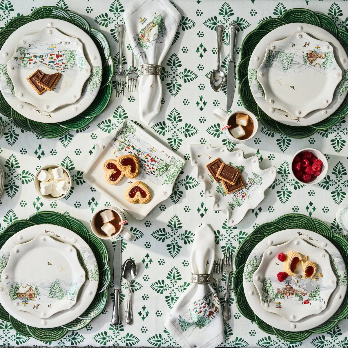 Juliska Berry & Thread North Pole 4-Piece Place Setting