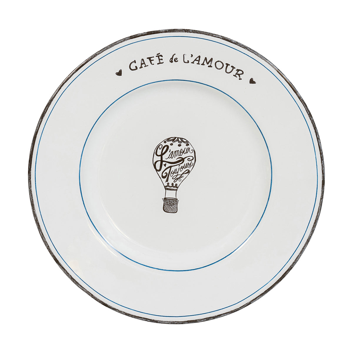 Juliska L'Amour Toujours Dinner Plate Set of 4