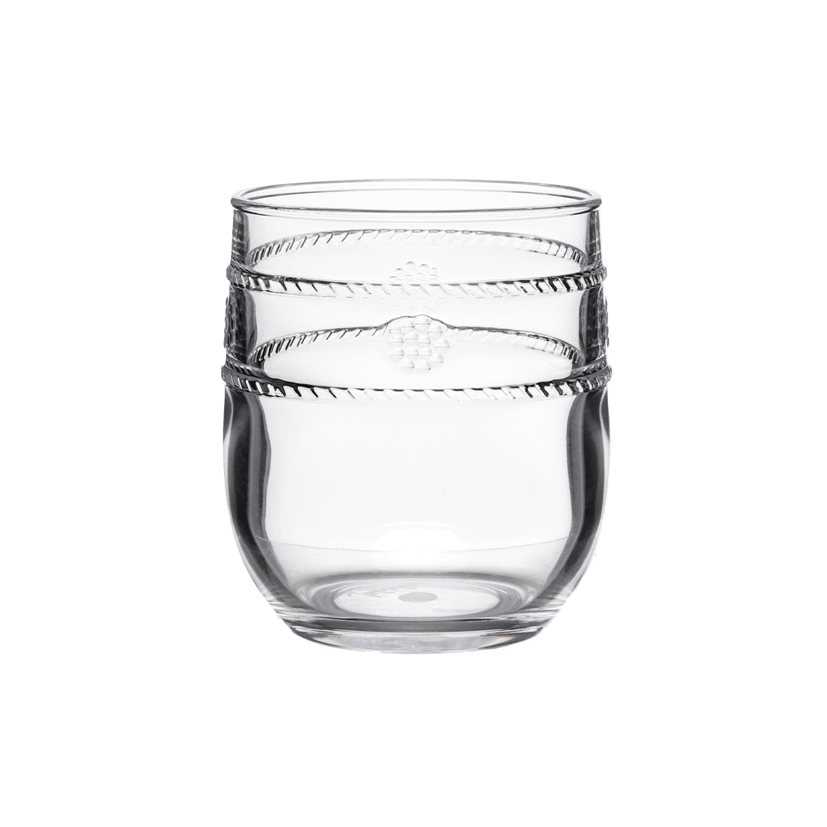 Isabella Acrylic Tumbler Clear, studio shot