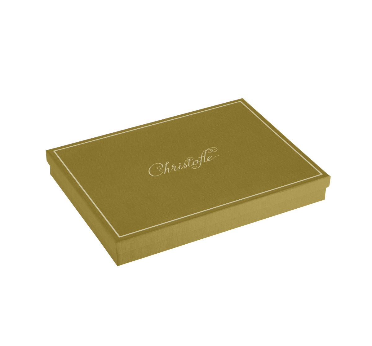 Christofle Graphik Silver-Plated Tray detail