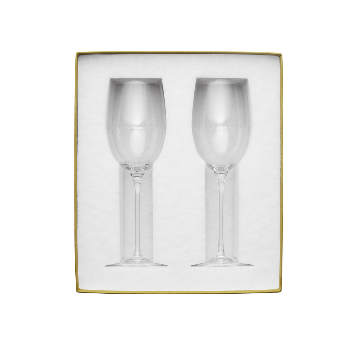 Christofle Perles crystal white wine glasses
