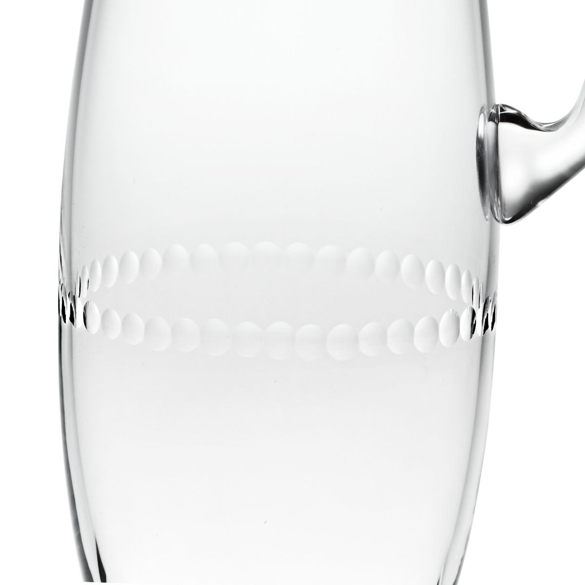 Christofle Perles crystal water pitcher
