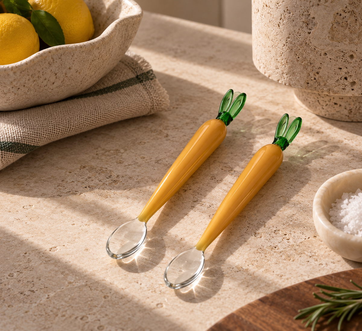 Ichendorf Vegetables Set of 2 Spoons, Carrot