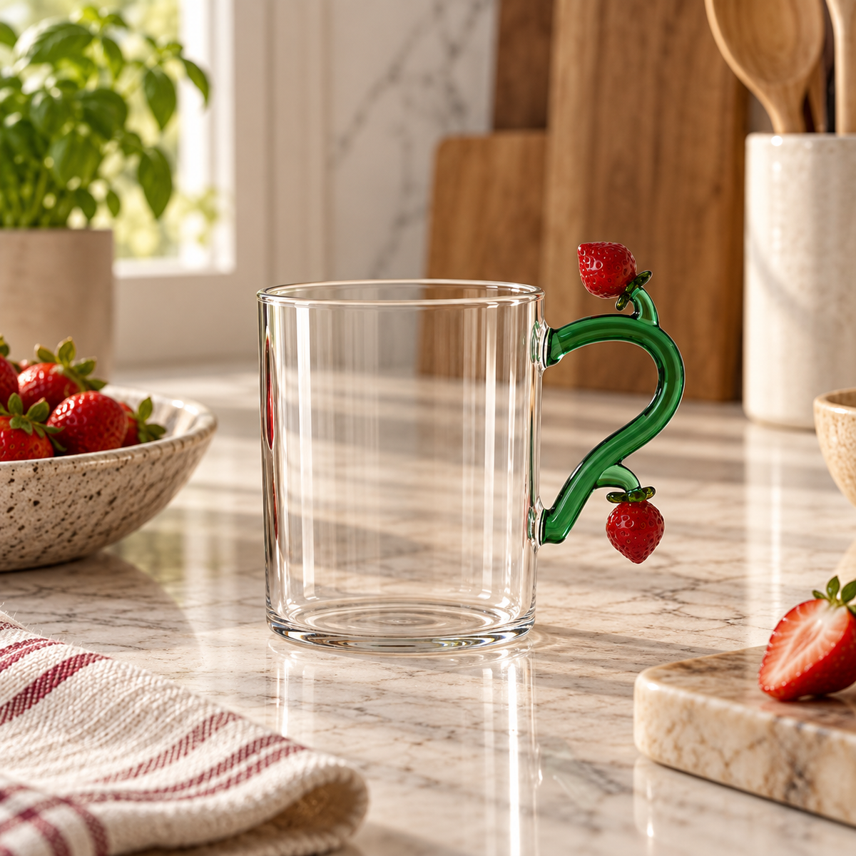 Ichendorf Fruits and Flowers Mug, Strawberries