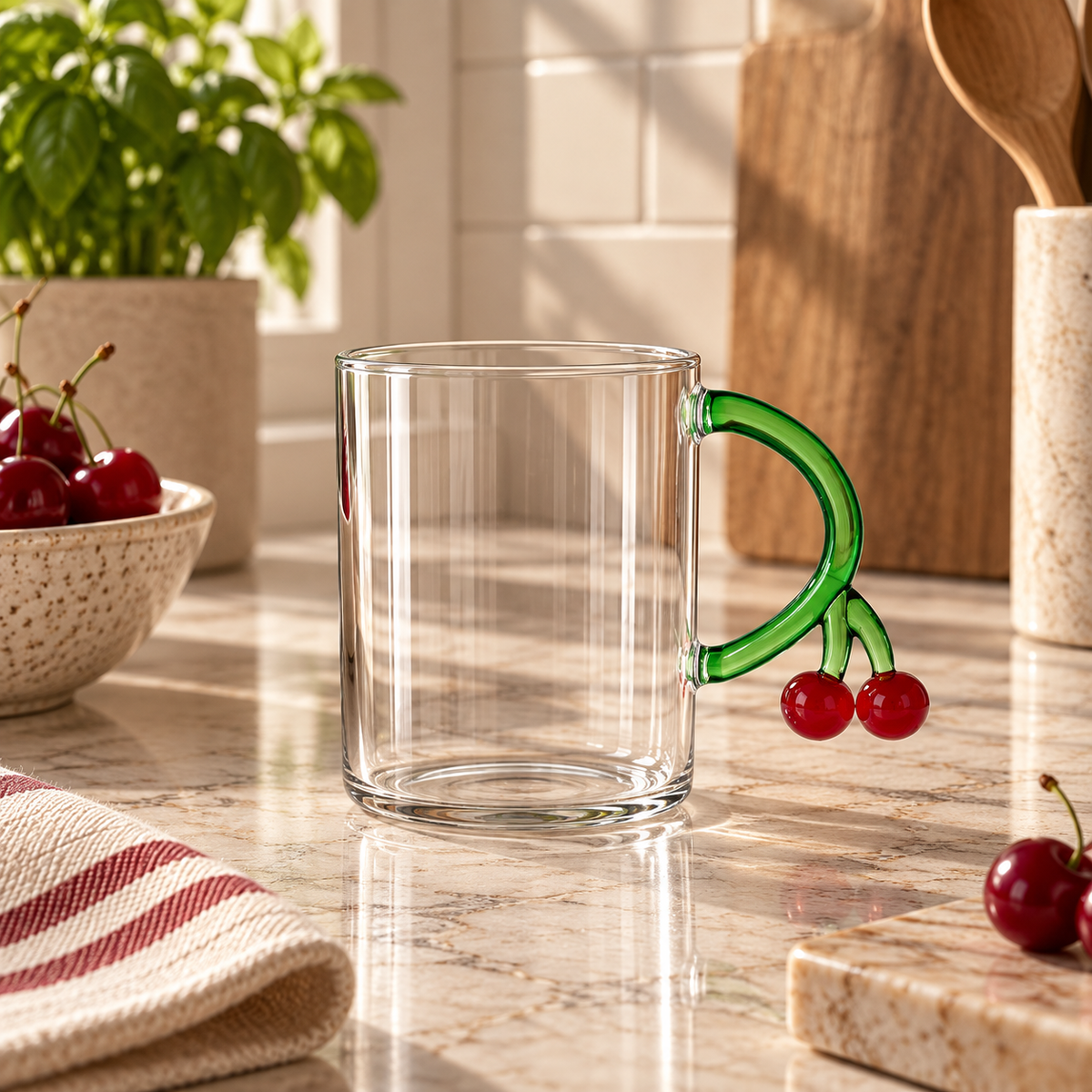 Ichendorf Fruits and Flowers Mug, Cherries