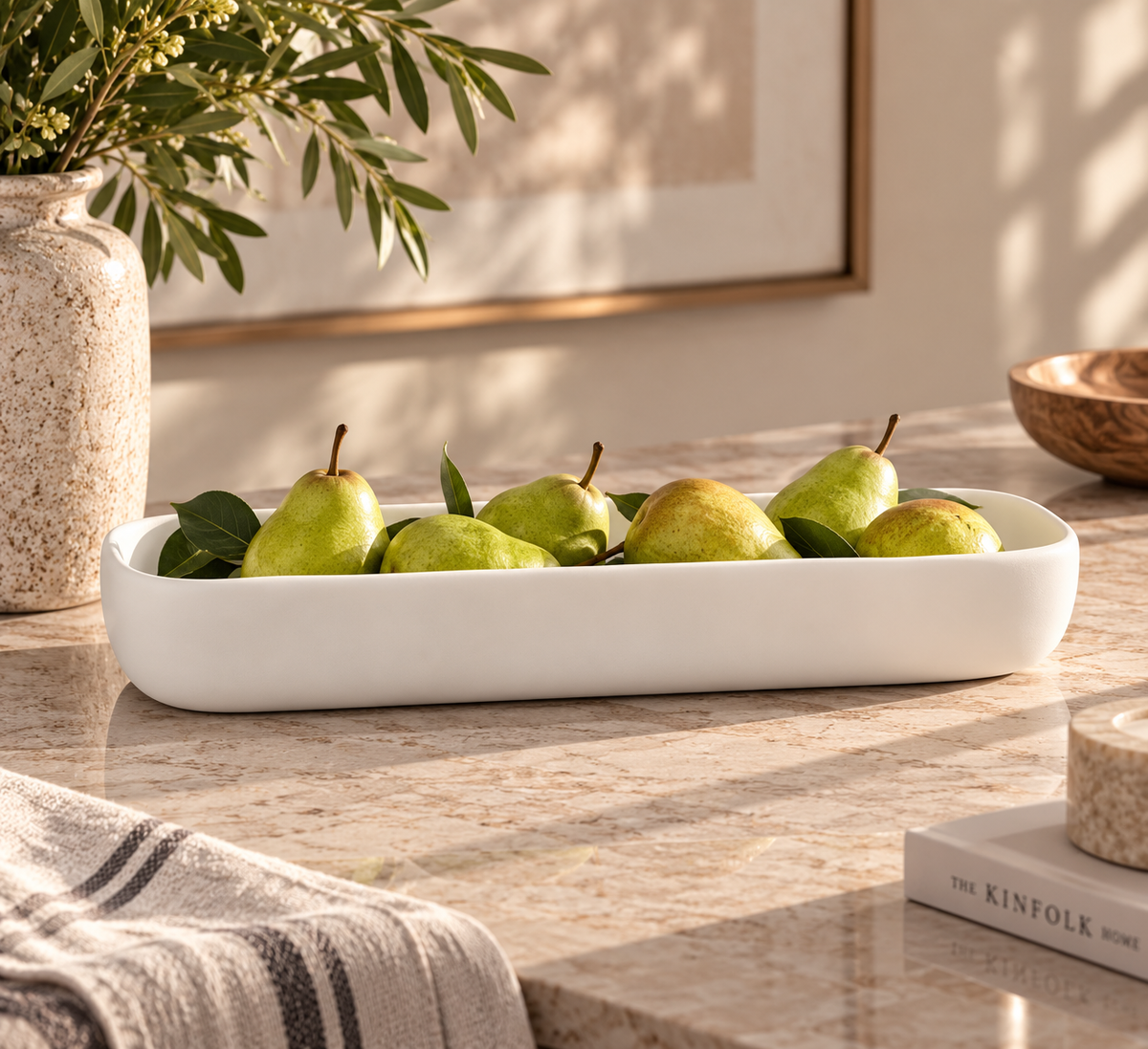 Tina Frey Cuadrado Short Centerpiece Bowl