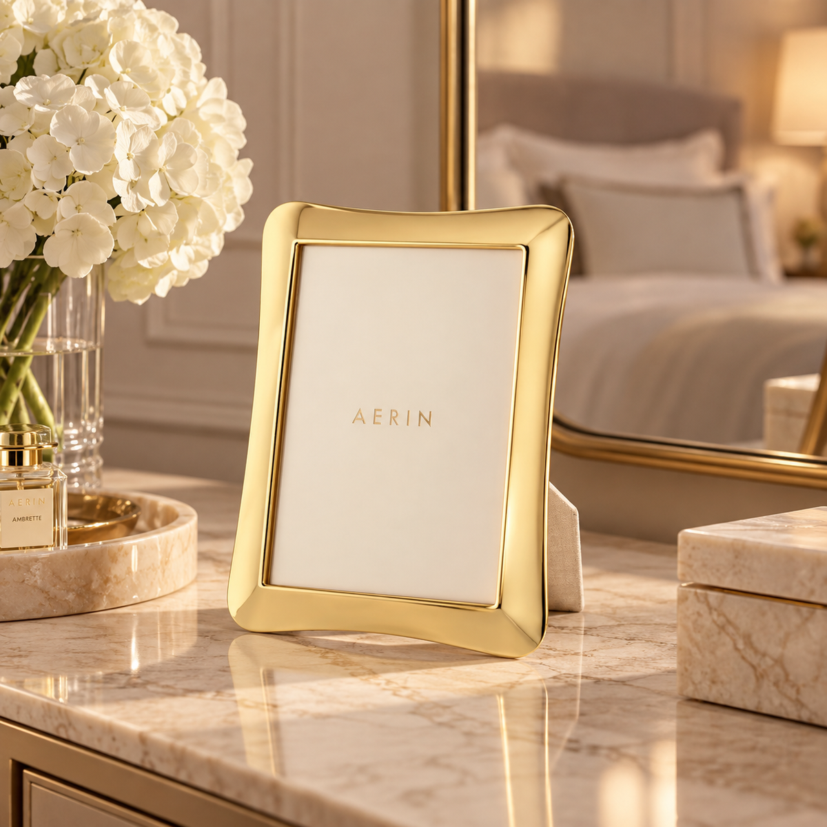 Aerin Cecile Frame, Gold - 4x6