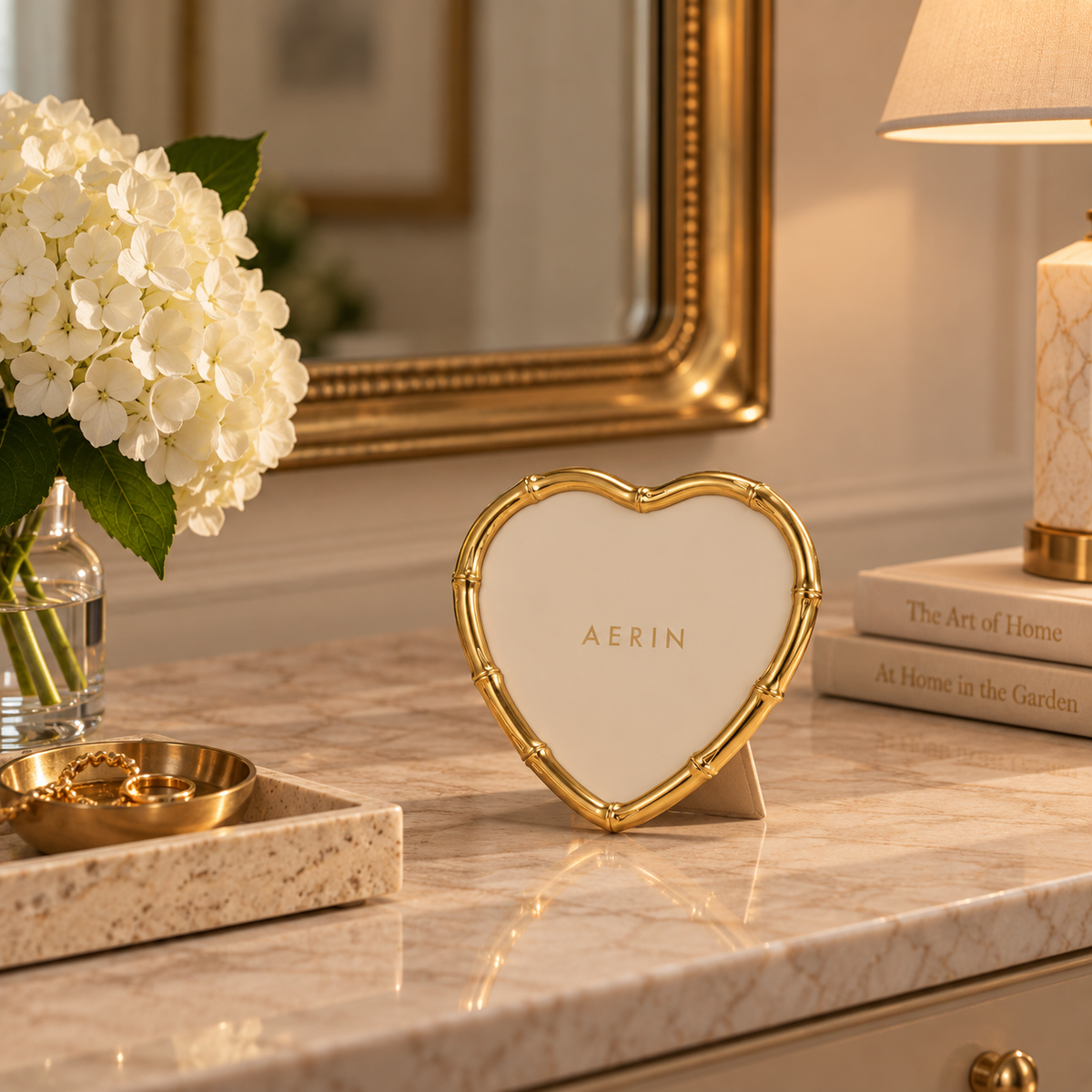 Aerin Ava Bamboo Heart Frame