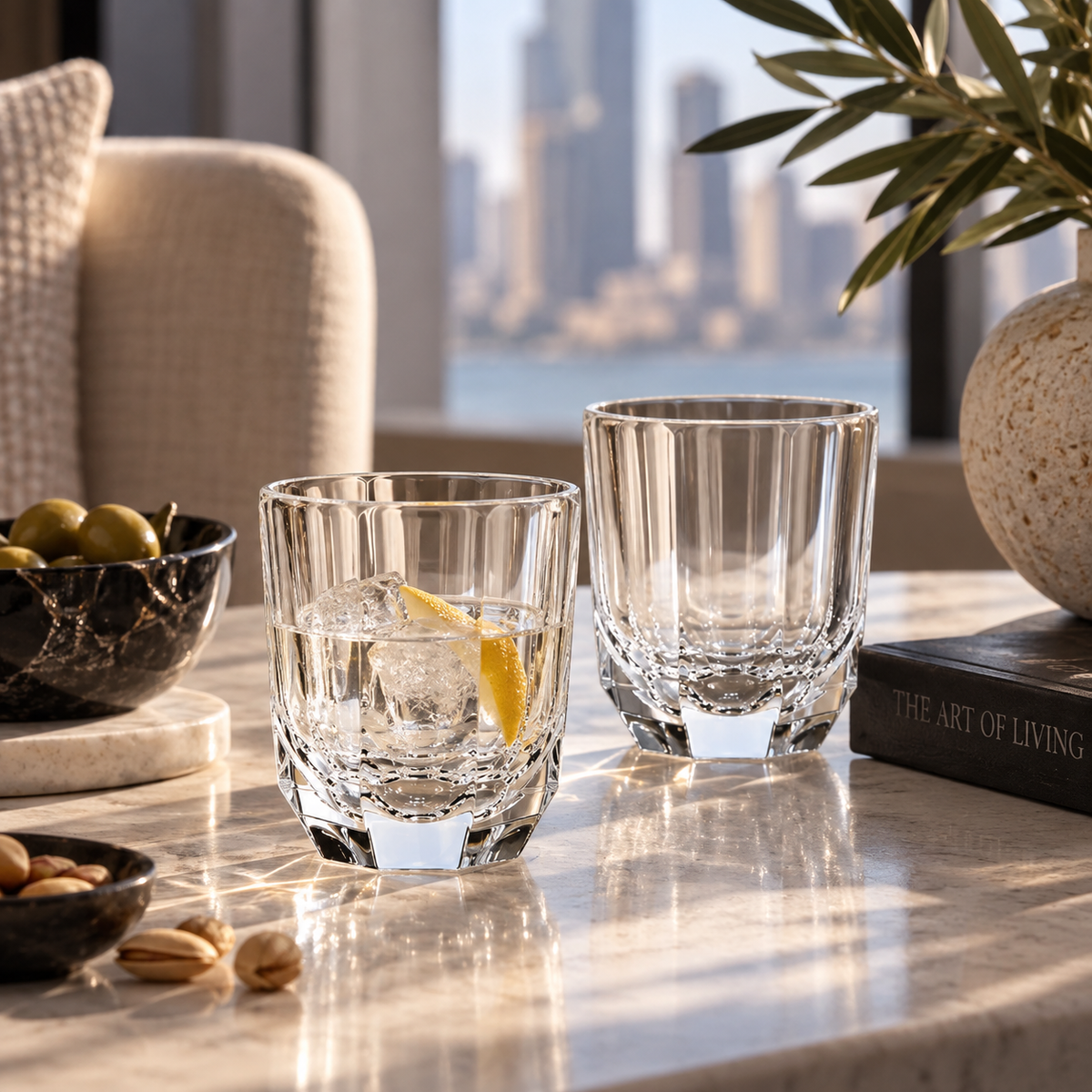 Baccarat Octogone Tumblers, Set of 2