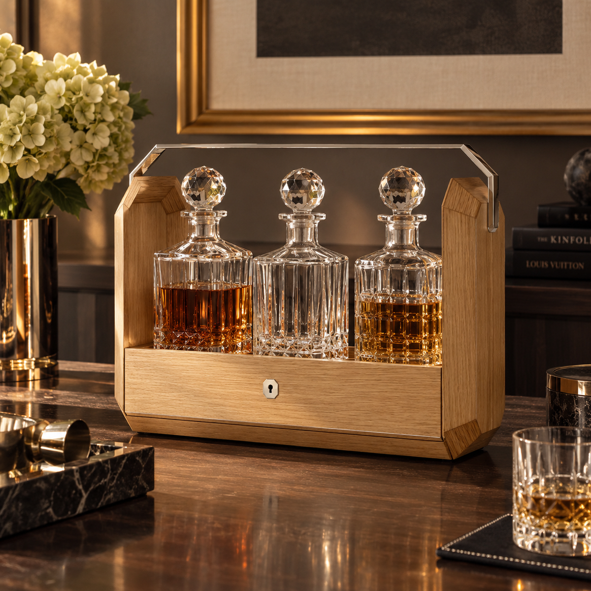 Baccarat Octogone Tantalus