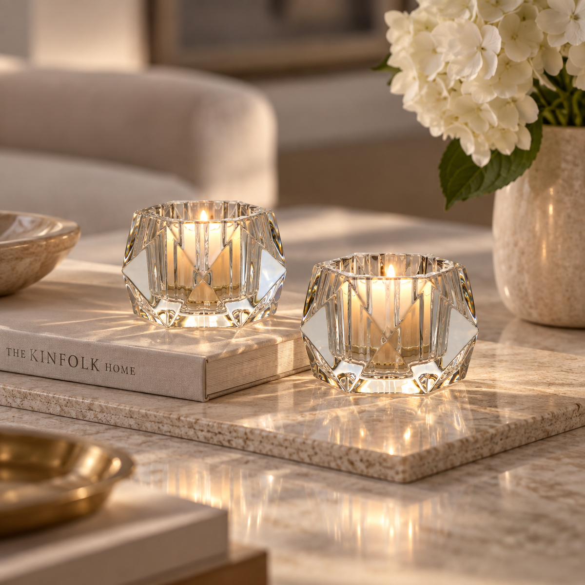 Baccarat Louxor Votives, Set of 2