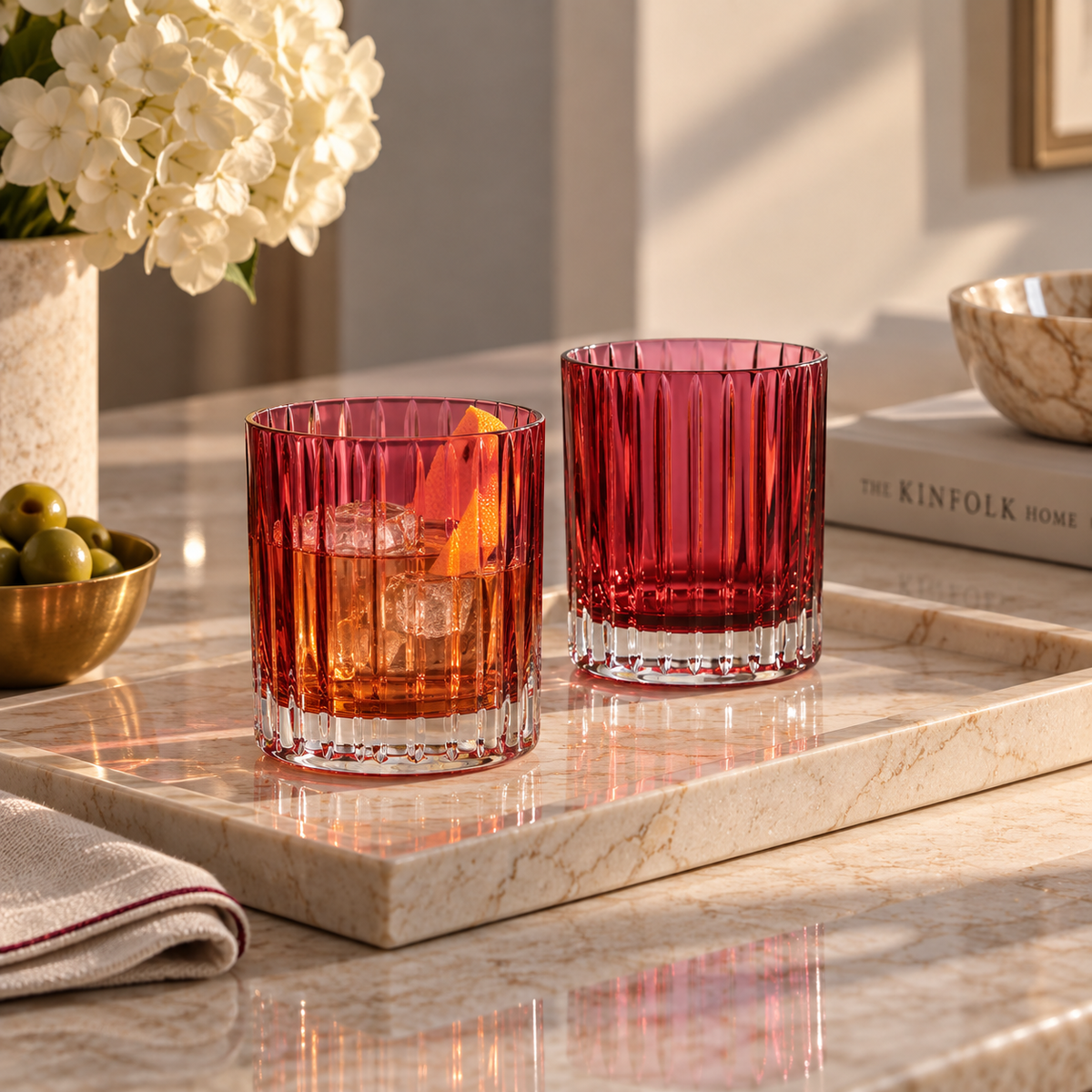 Baccarat Harmonie Colors of Joy Tumblers, Set of 2