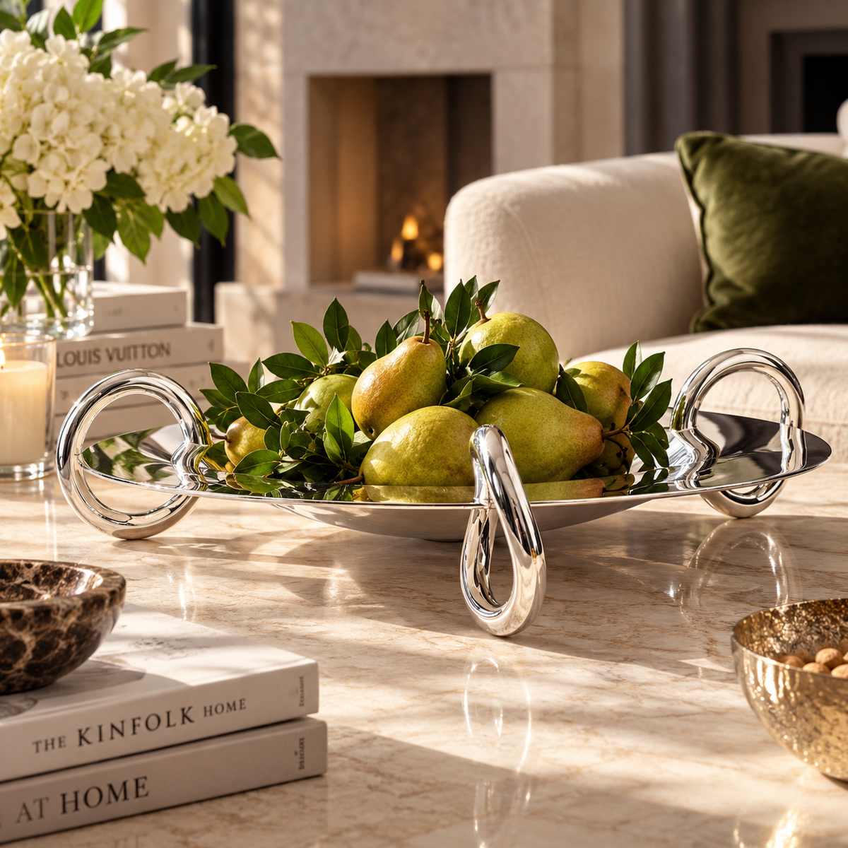 Christofle Vertigo Silver-Plated Centerpiece