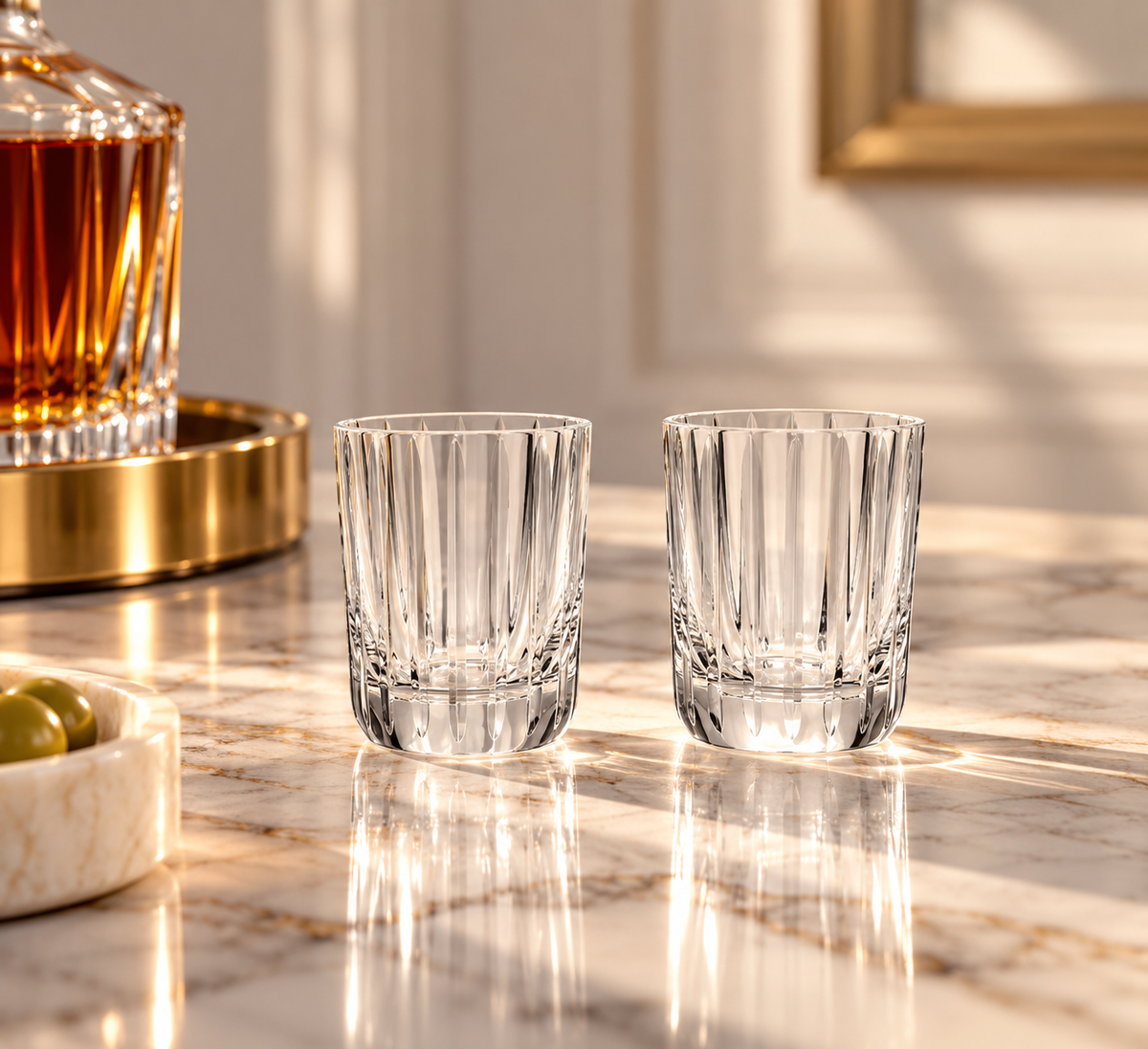 Baccarat Harmonie Shot Glasses, Set of 2