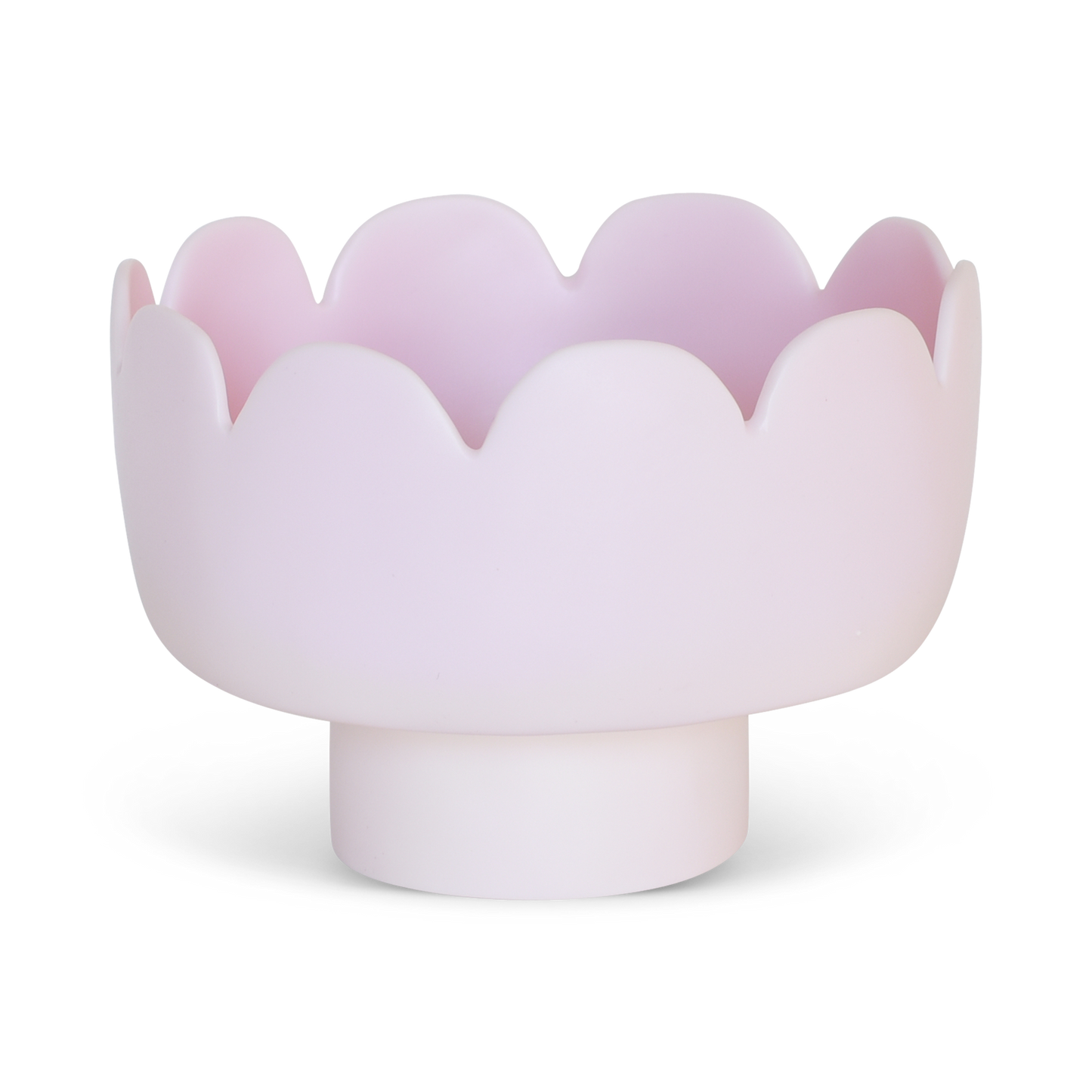 Fleur Large Footed Bowl - Pale Rose