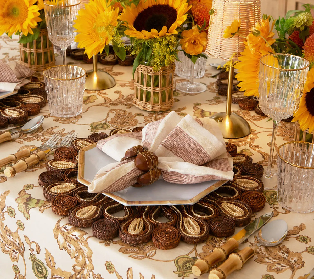 Kim Seybert Broad Stripe Napkin, Set of 4
