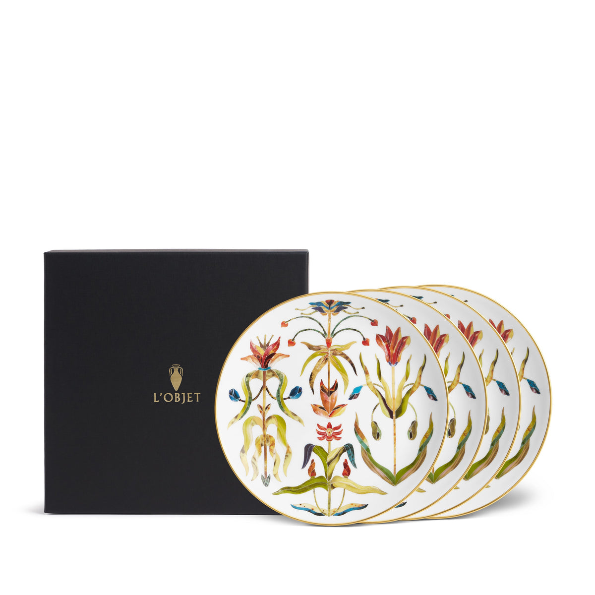 L'Objet Grand Tour Dessert Plate, Set of 4