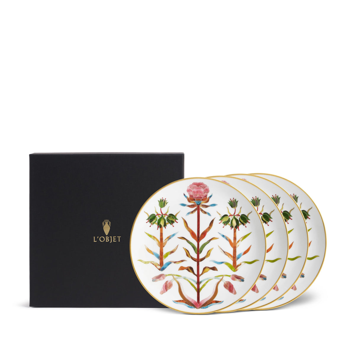 L'Objet Grand Tour Bread & Butter Plate, Set of 4