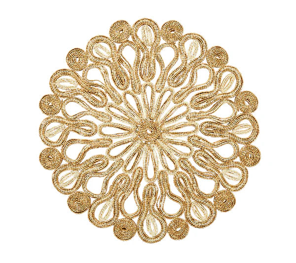 Kim Seybert Marisol Placemat in Ivory & Natural, Set of 4