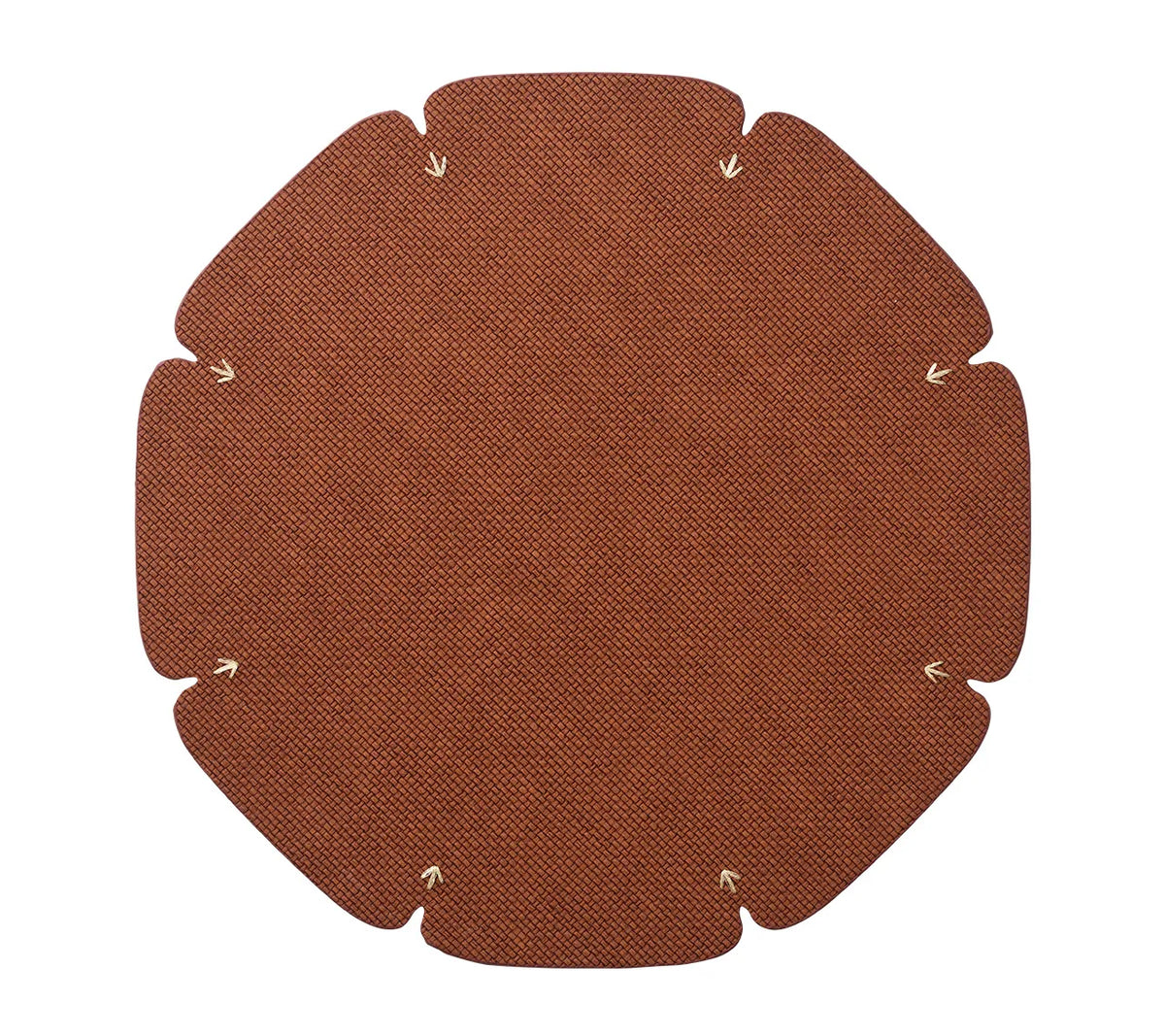 Kim Seybert Divot Placemat, Set of 4 in Brown