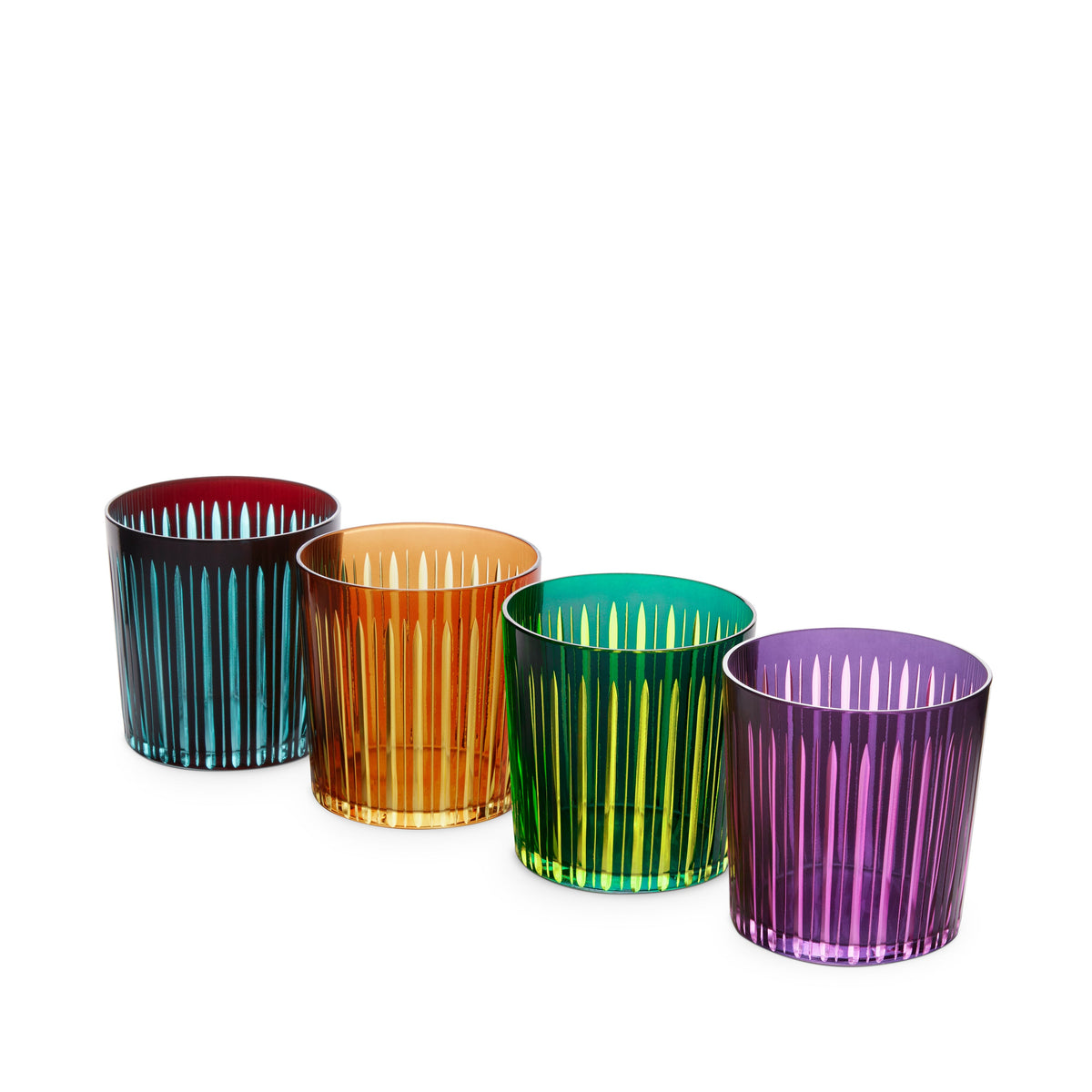 L'Objet Prism Double Old Fashioned Glasses, Set of 4