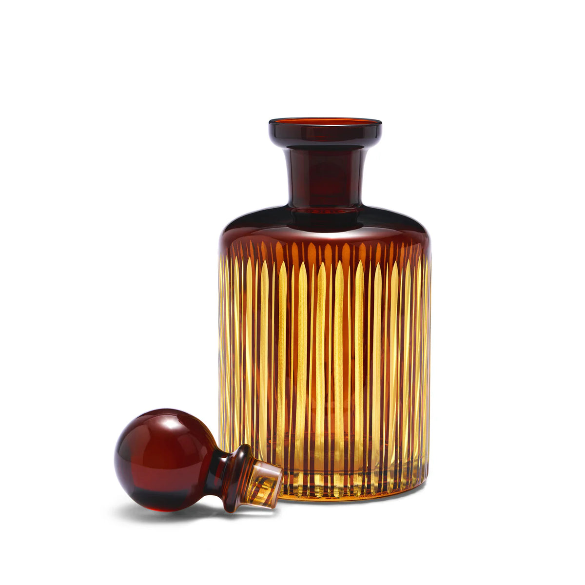 L'Objet Prism Decanter Amber