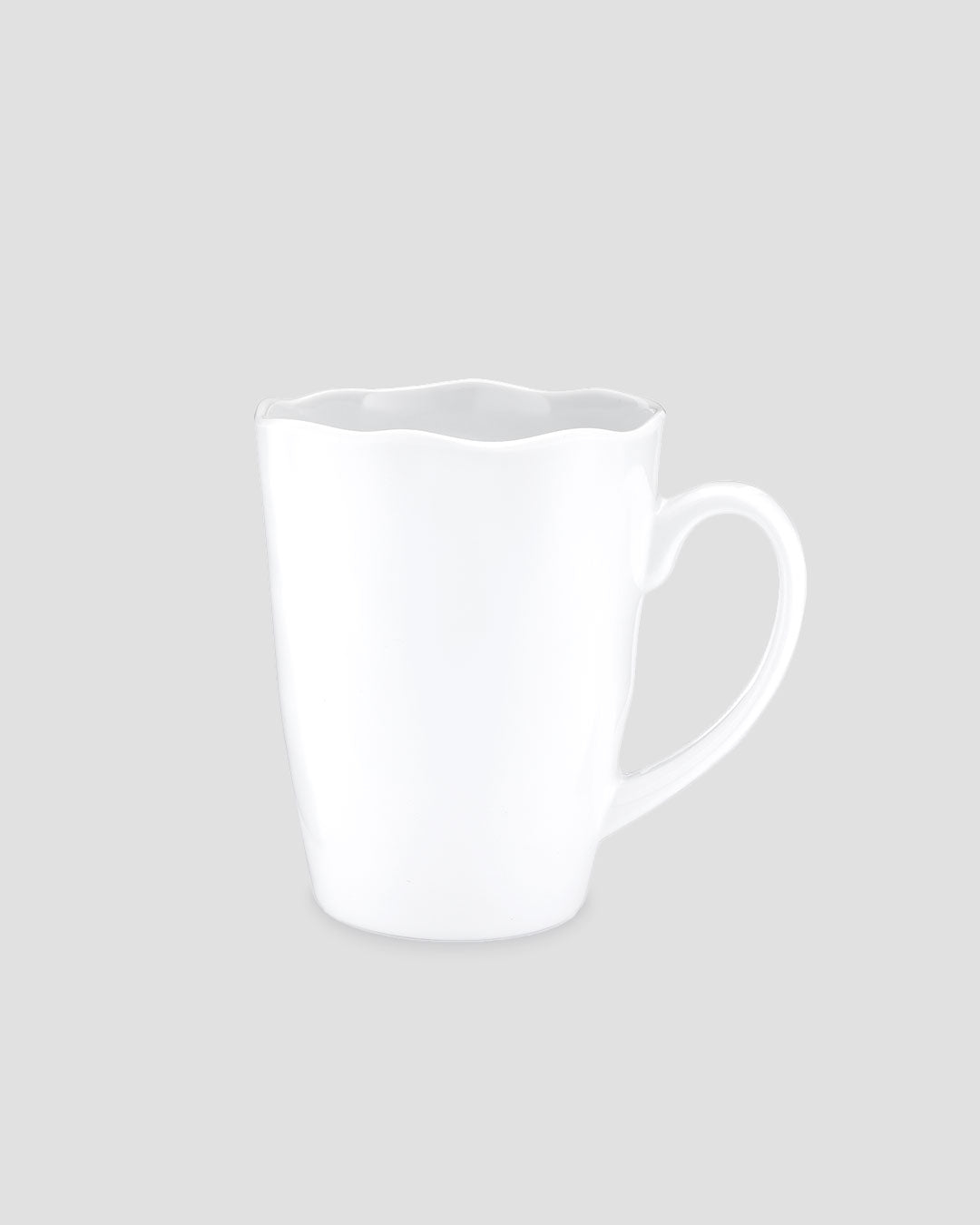 Q Squared Ruffle Melamine Mug Set of 4